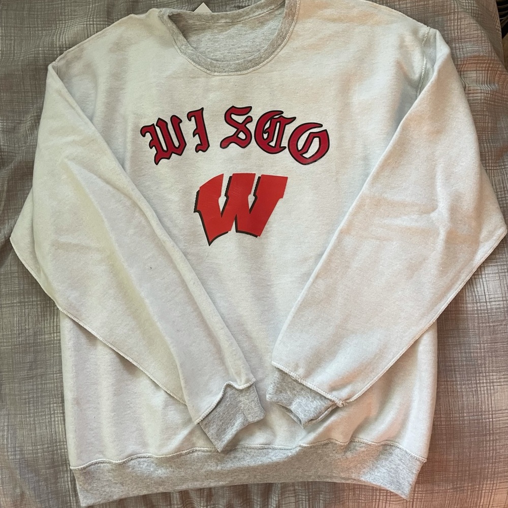 university of wisconsin crewneck